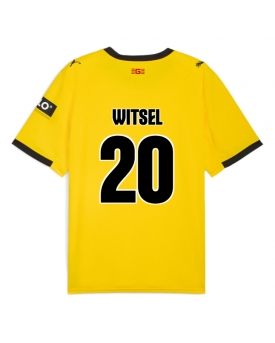 Girona Axel Witsel #20 Maglia Gara Trasferta Repliche 2025-26 Maniche Corte